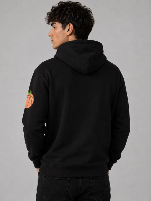 Atlanta Hawks Magic City Hoodie Hoodie unisex detail view 4 | Dash Racegear — Black Atlanta Hawks fleece pullover with Magic City branding, cotton-rich surface, and laid-back fit