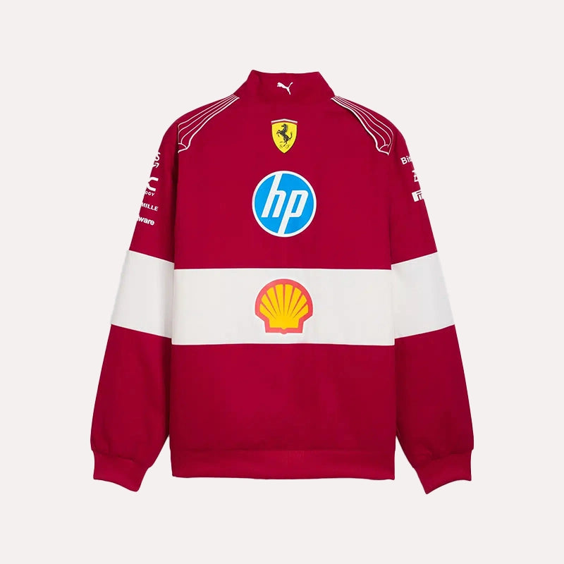 Scuderia Ferrari F1 2025 Team Racing Jacket Jacket unisex detail view 4 | Dash Racegear — Exclusive Scuderia Ferrari F1 2025 Racing Jacket for Fans