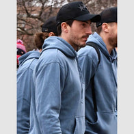 Columbus Blue Jackets Avalon Hoodie Jacket unisex detail view 3 | Dash Racegear — Men’s Columbus Blue Jackets Avalon Hoodie – Classic Hockey Sweatshirt