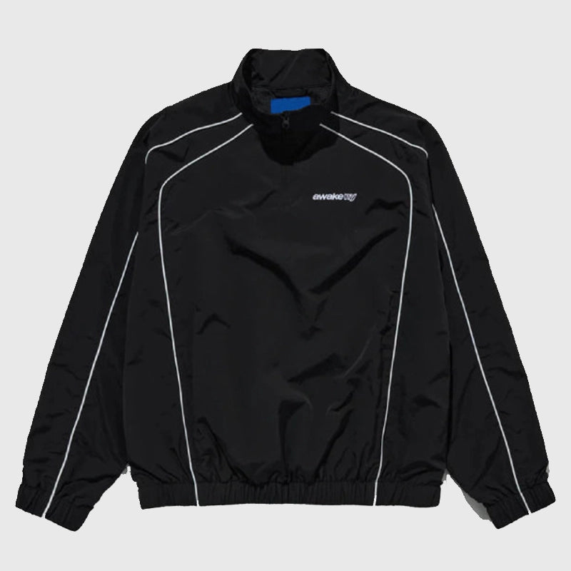 Awake NY Quarter Zip Track Jacket Jacket unisex front product view | Dash Racegear — Awake New York Quarter Zip Training Jacket