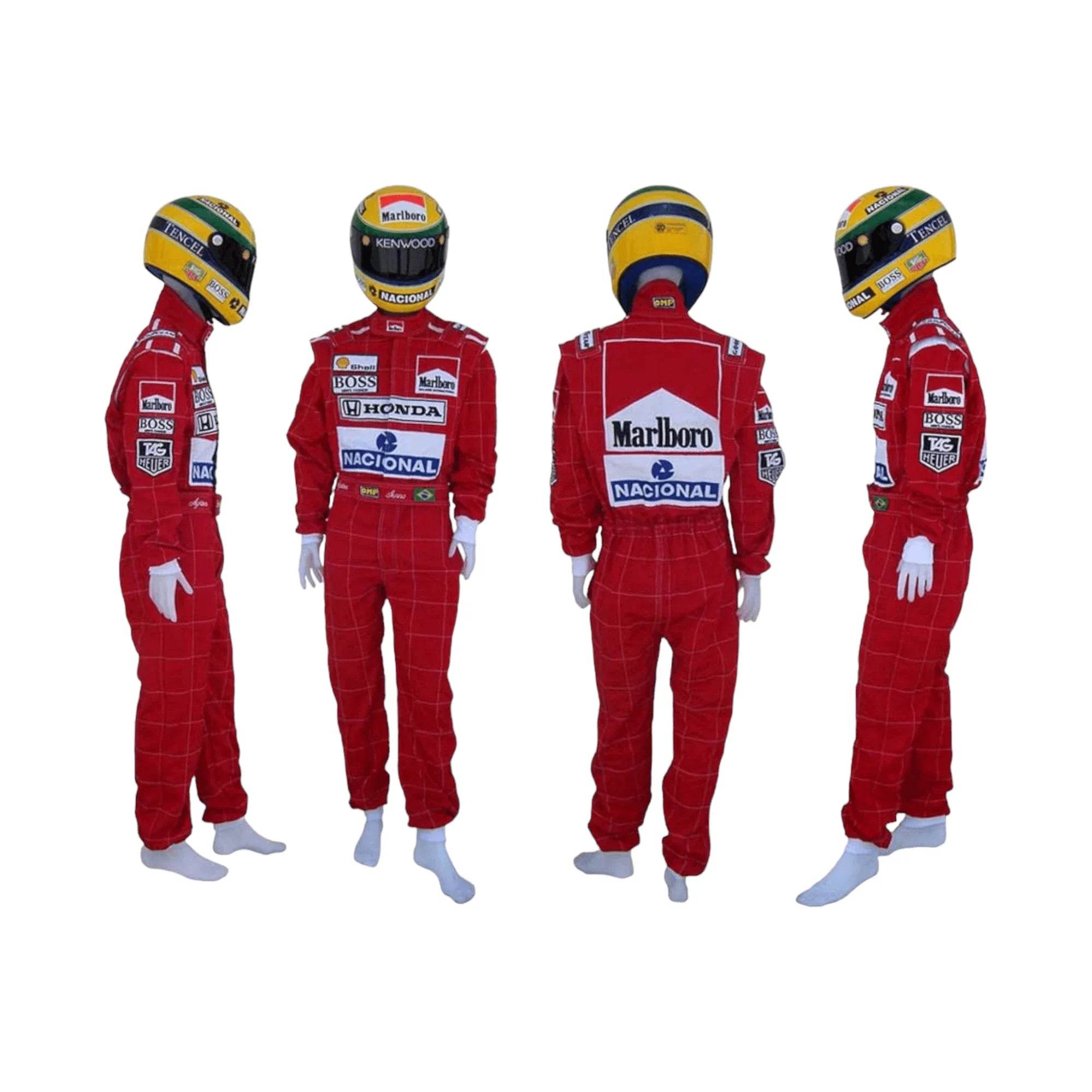 Ayrton Senna 1991 United States GP Race Suit - Dash Racegear Store
