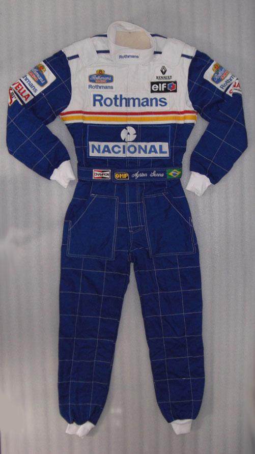 Ayrton Senna 1994 racing suit / Team Williams F1 Rothmans Dash racegear
