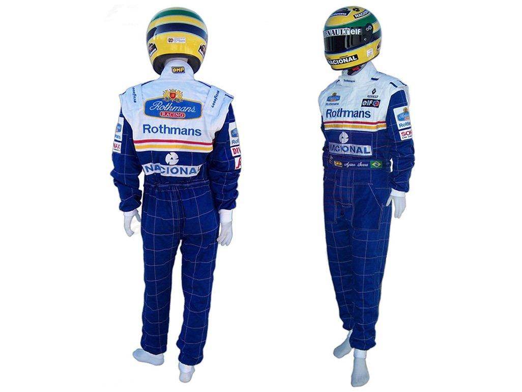 Ayrton Senna 1994 racing suit / Team Williams F1 Rothmans Dash racegear