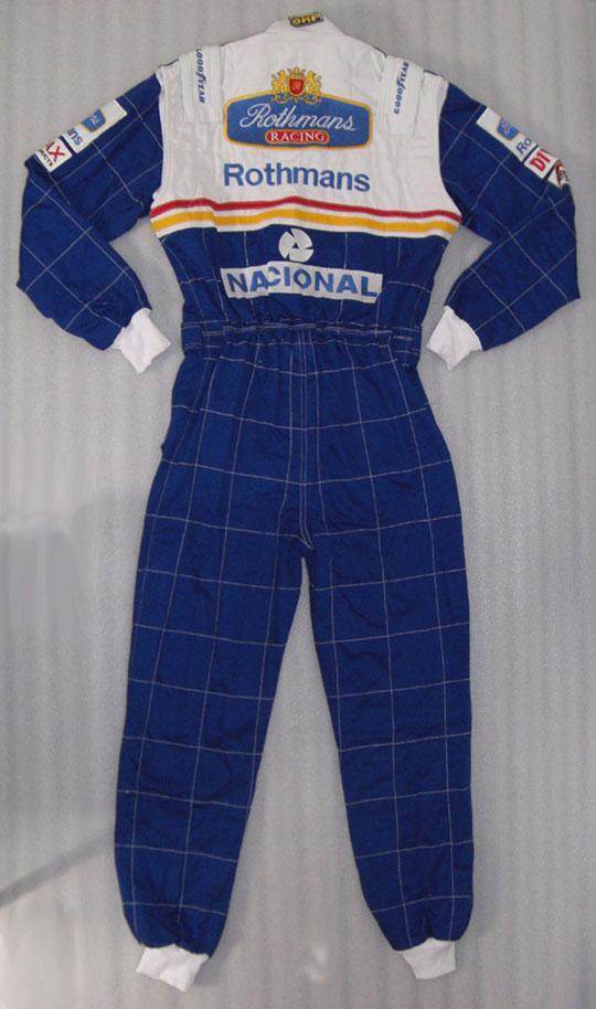 Ayrton Senna 1994 racing suit / Team Williams F1 Rothmans Dash racegear