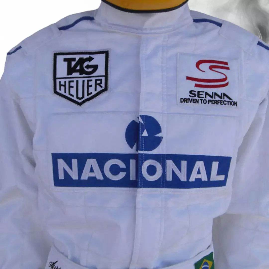 Ayrton Senna 1993 PARIS BERCY Replica Racing Suit - Dash Racegear Store