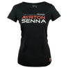 Ayrton Senna Ladies T - Shirt McLaren World Champion 1988
