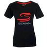 Ayrton Senna Ladies T - Shirt Senna Black