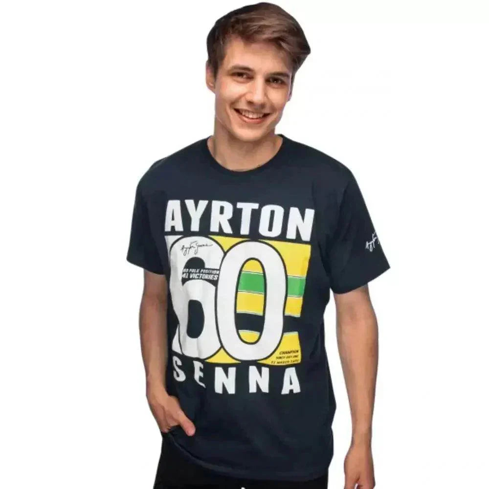 Ayrton Senna T-Shirt Brasil 60 DASH RACEGEAR