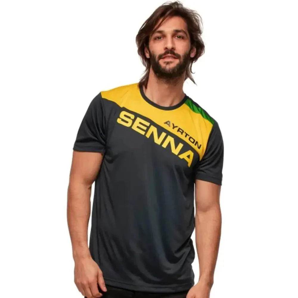 Ayrton Senna T-Shirt Racing II - Dash Racegear Store