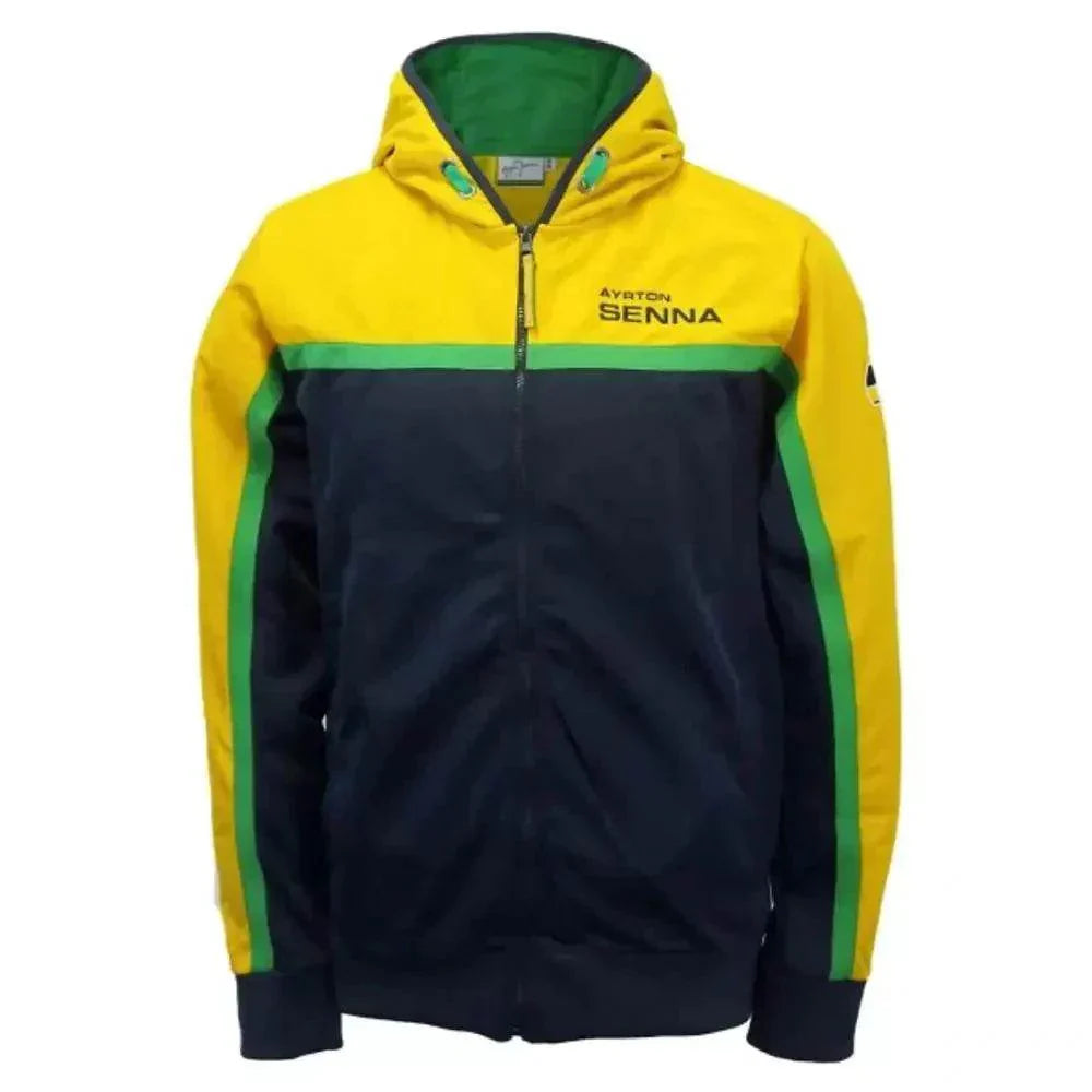 Ayrton Senna Zip Hoodie Helmet DASH RACEGEAR