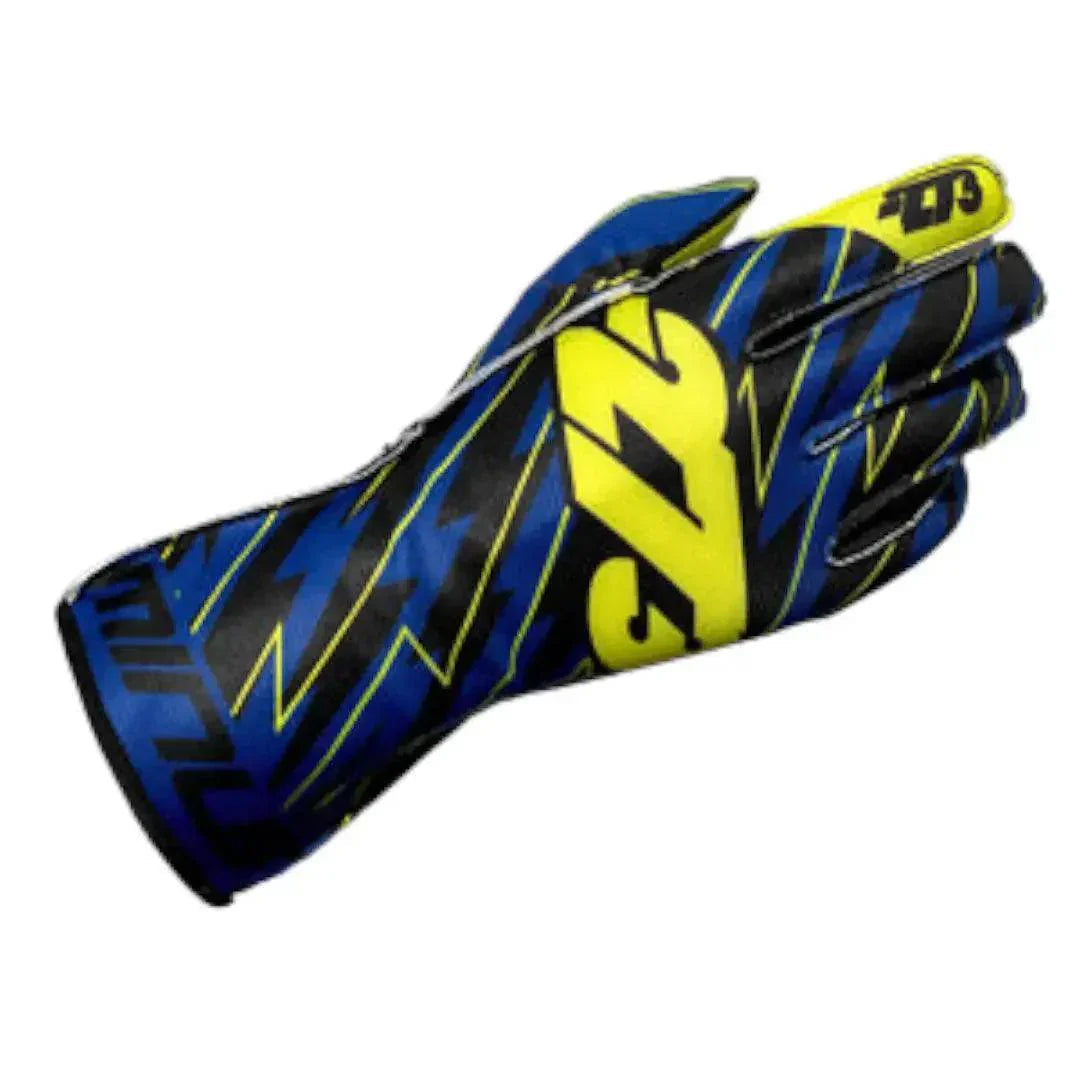BLITZ Black/Blue/Fluo-Yellow | DASH RACEGEAR