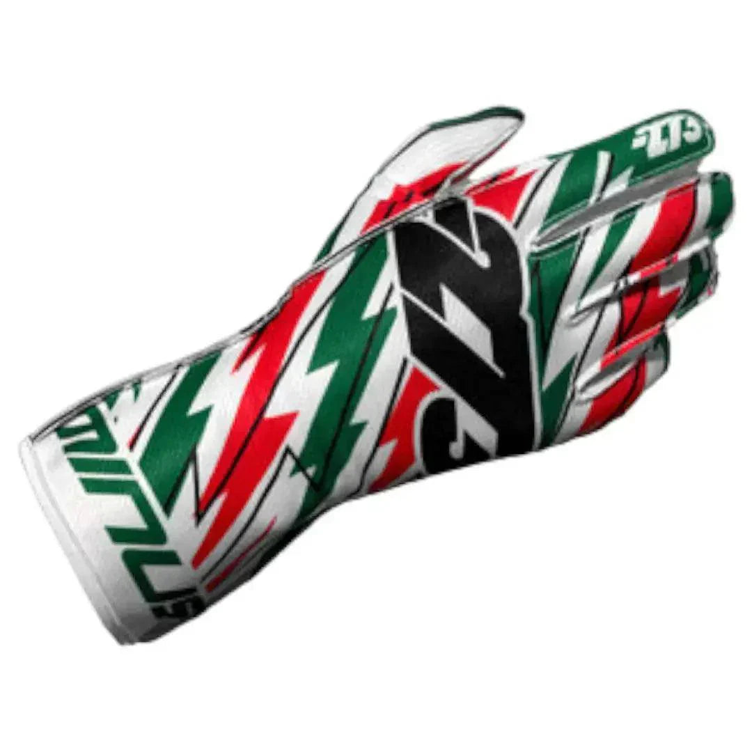 BLITZ White/Green/Red/Black DASH RACWGEAR