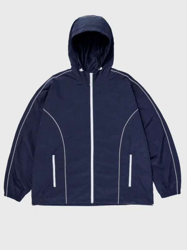 BTS Just Wanna Dive Jacket Jacket unisex front product view | Dash Racegear — BTS 2026 Just Wanna Dive Blue Zipper Jacket Unisex featuring relaxed comfort and everyday casual wear.