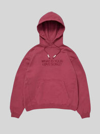 BTS Arirang What is Your Love Song Hoodie Hoodie unisex front product view | Dash Racegear — BTS Merch Arirang What Is Your Love Song maroon hoodie with relaxed fit for everyday comfort.