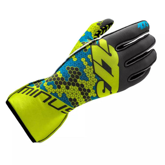 BUZZZ Gray/Fluo Yellow/Cyan | DASH RACEGEAR