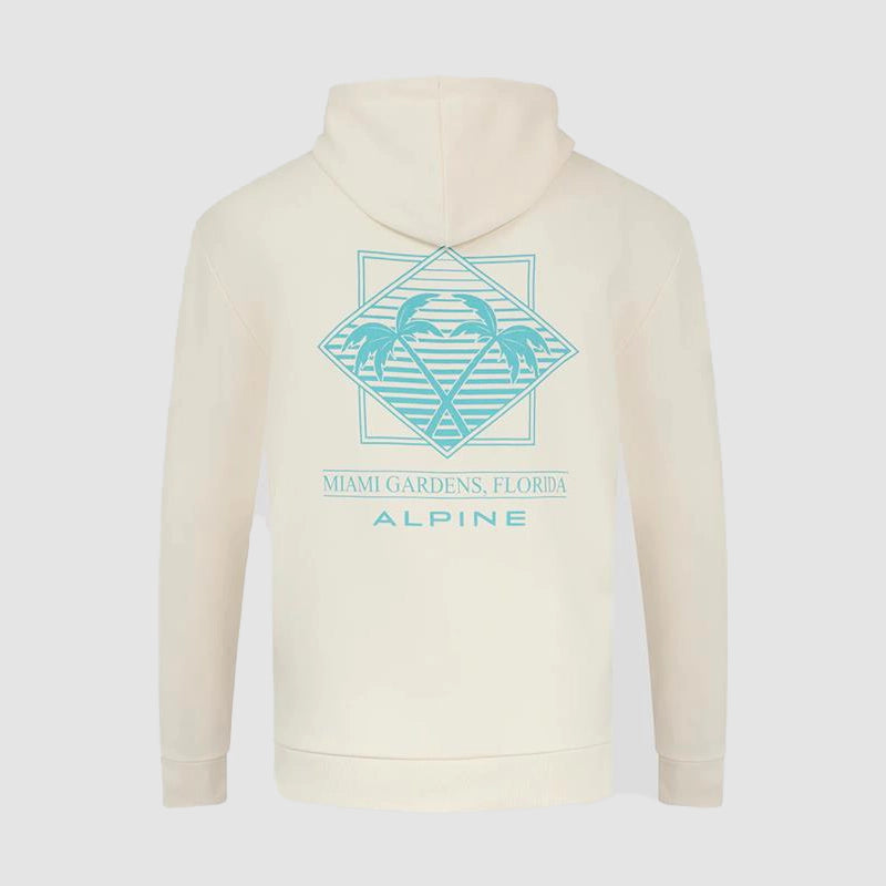 BWT Alpine Formula One Team Miami Hoodie Hoodie unisex detail view 2 | Dash Racegear — F1 BWT Alpine Team Hoodie – Miami-Inspired Outerwear