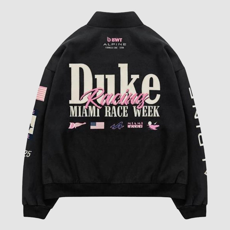 BWT Alpine Formula One Team x Duke x Dexter Racing Jacket Jacket unisex detail view 2 | Dash Racegear — F1 Alpine Racing Jacket – BWT x Duke x Dexter Collaboration