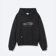 Dash Racegear Graphic Vibes Back To The Future Hoodie Hoodie unisex detail view 2 | Dash Racegear — Graphic Vibes Hoodie – Back To The Future-Inspired Fashion