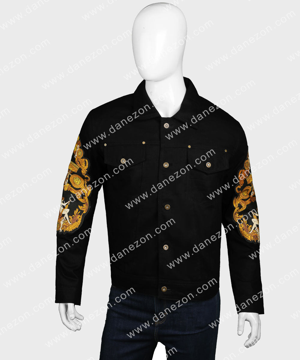 Bad Boys for Life Mike Lowrey Jacket Jacket men front product view | Dash Racegear — Mike Lowrey Bad Boys for Life Will Smith Black Jacket