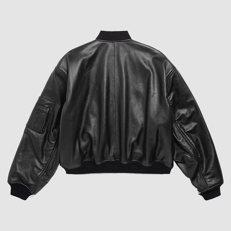 Balenciaga x Automobili Lamborghini Oversized Bomber Jacket Bomber Jacket unisex detail view 2 | Dash Racegear — Balenciaga x Automobili Lamborghini Designer Bomber Jacket