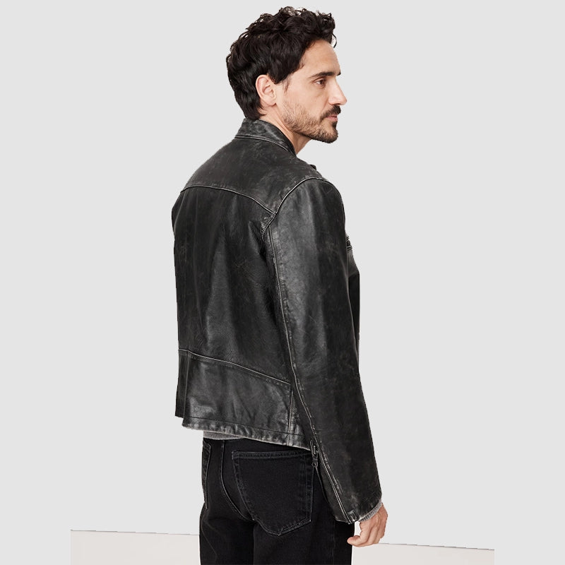 The Rookie S07 Tim Bradford Leather Jacket Leather Jacket unisex detail view 4 | Dash Racegear — The Rookie S07 Wardrobe – Tim Bradford’s Stylish Leather Jacket