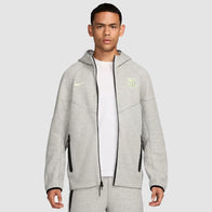 Nike FC Barcelona Tech Fleece Hoodie Hoodie unisex detail view 2 | Dash Racegear — Enjoy the perfect blend of style and warmth with the Nike FC Barcelona Tech Fleece hoodie.