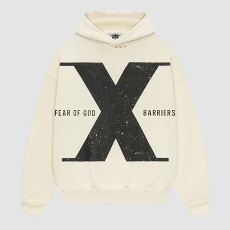 Barriers x Fear Of God American Luxury Hoodie Hoodie unisex front product view | Dash Racegear — Barriers and Fear of God Hoodie – American-Inspired Fashion
