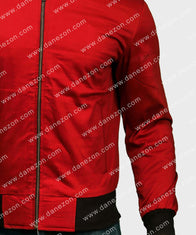 The Flash Barry Allen Bomber Jacket Bomber Jacket unisex detail view 2 | Dash Racegear — The Flash Barry Allen Red Jacket