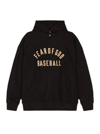 Fear Of God Baseball Hoodie Hoodie unisex detail view 7 | Dash Racegear — Recreated baseball pullover hoodie from Fear Of God built with plush fleece and a modern streetwear silhouette.