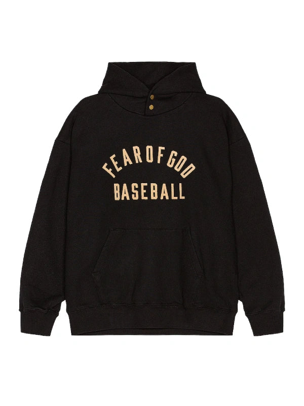 Fear Of God Baseball Hoodie Hoodie unisex detail view 7 | Dash Racegear — Recreated baseball pullover hoodie from Fear Of God built with plush fleece and a modern streetwear silhouette.