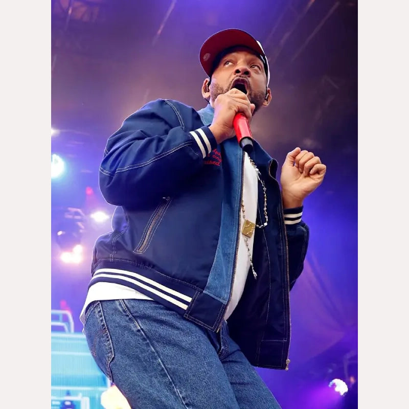 Will Smith Based on a True Story Tour Blue Jacket Jacket unisex detail view 7 | Dash Racegear — will smith concert tour blue jacket