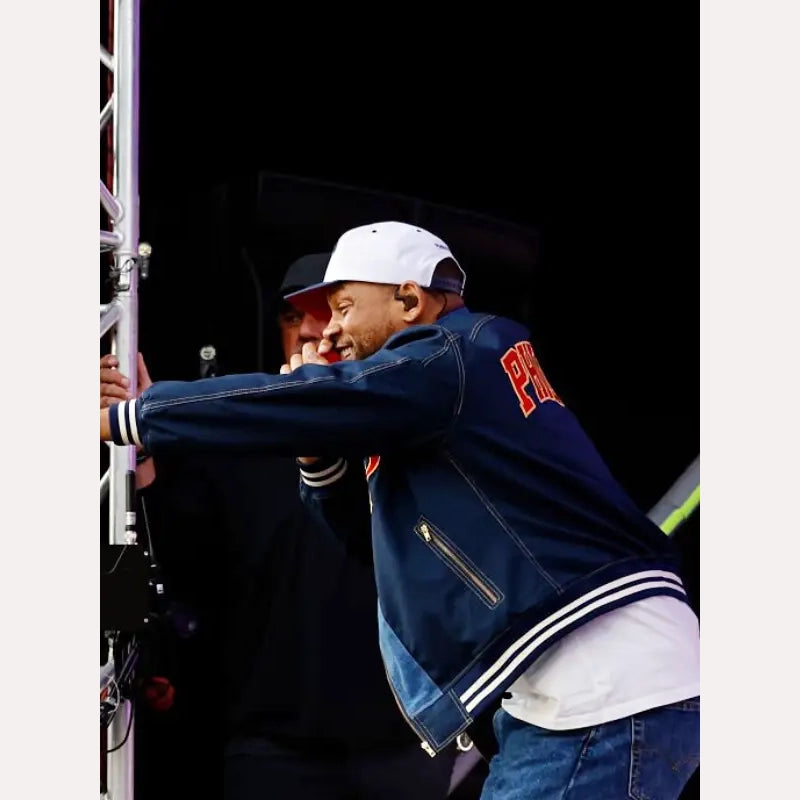 Will Smith Based on a True Story Tour Blue Jacket Jacket unisex detail view 6 | Dash Racegear — based on a true story tour jacket in blue