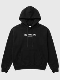 Off White x Kid Cudi Be Human Hoodie Hoodie unisex detail view 2 | Dash Racegear — Black Off White x Kid Cudi Be Human hoodie 2026 edition, cozy fleece perfect for fan-inspired outfits.