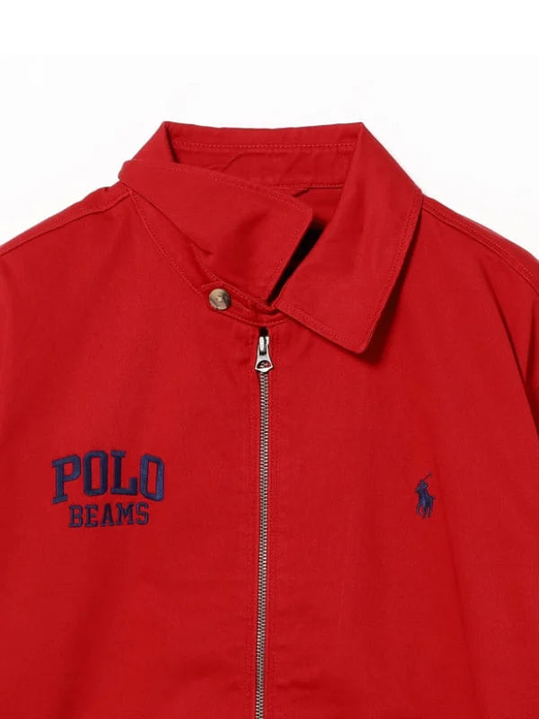 Beams x Polo Ralph Lauren Bayport Windbreaker Jacket Jacket unisex detail view 9 | Dash Racegear — Beams Polo Ralph Lauren Bayport jacket, cotton windbreaker build for modern streetwear outfits.