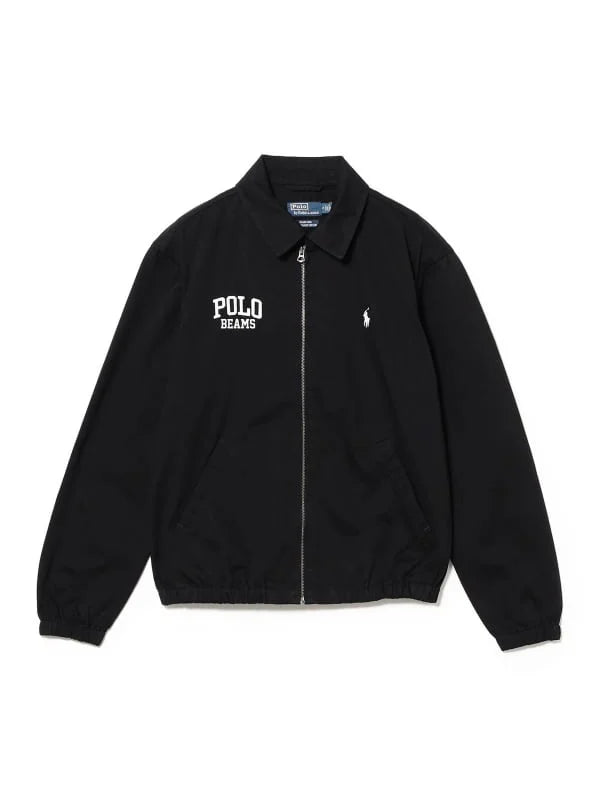 Beams x Polo Ralph Lauren Bayport Windbreaker Jacket Jacket unisex detail view 3 | Dash Racegear — Beams x Polo Ralph Lauren Bayport windbreaker, cotton build with relaxed fit for modern street fashion.