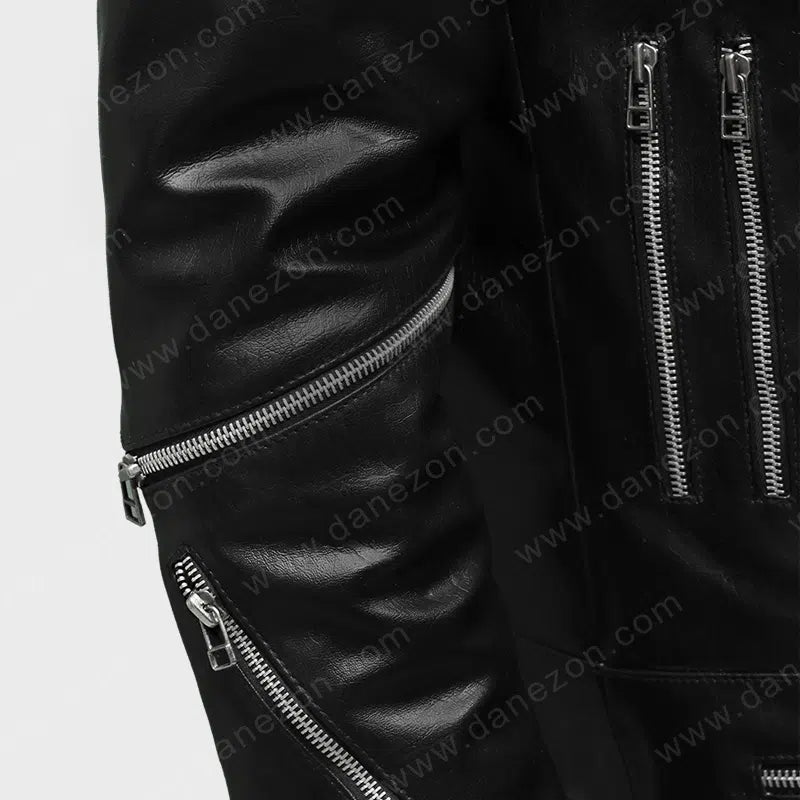 Michael Jackson Beat It Black Jacket Jacket unisex detail view 3 | Dash Racegear — Michael Jackson Beat It Jacket