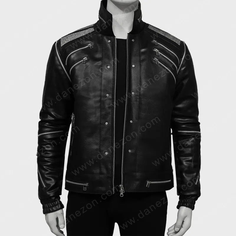 Michael Jackson Beat It Black Jacket Jacket unisex detail view 4 | Dash Racegear — Michael Jackson Beat It Black Jacket
