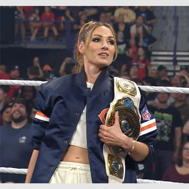 Becky Lynch Monday Night RAW Jacket Jacket unisex front product view | Dash Racegear — WWE Fit Check – Becky Lynch Monday Night RAW Jacket