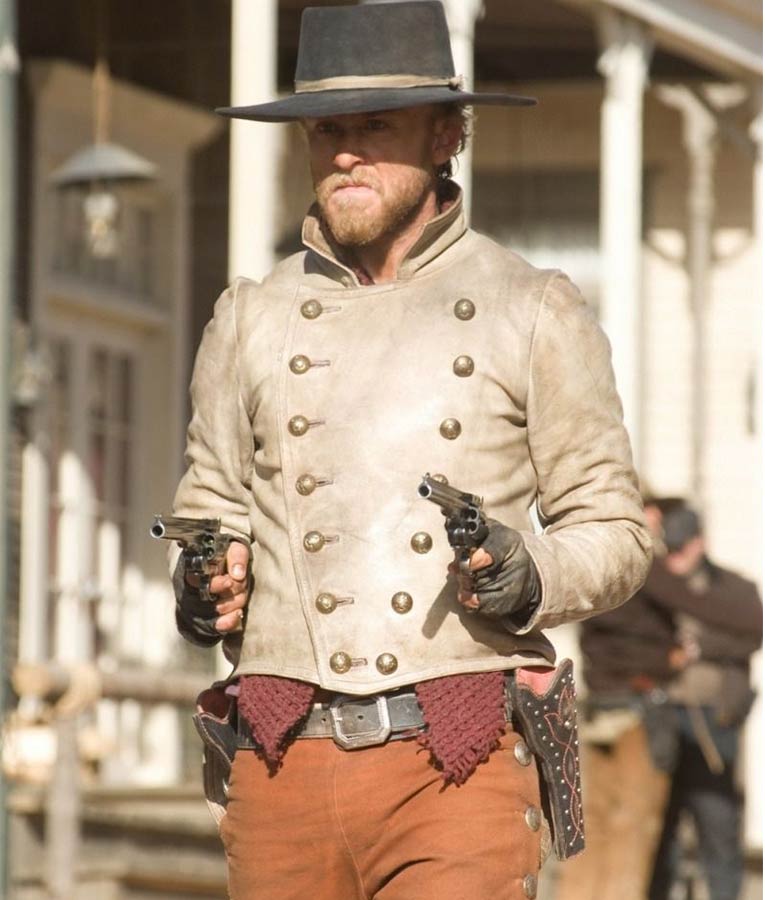 Ben Foster 3:10 to Yuma Jacket Jacket unisex detail view 3 | Dash Racegear — 310 to Yuma Ben Foster Leather Jacket