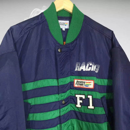 Benetton Vintage Formula 1 Team Embroidered Racing Jacket | Dash Racegear