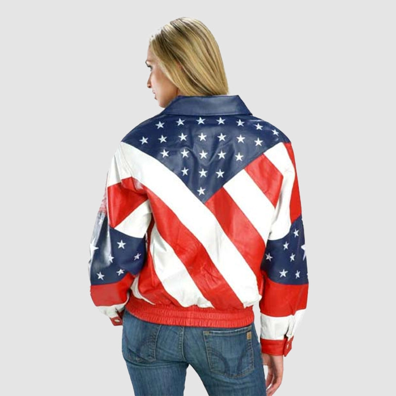 Beyonce Michael Hoban American Flag Jacket Jacket unisex detail view 6 | Dash Racegear — Beyoncé Signature American Flag Jacket by Michael Hoban