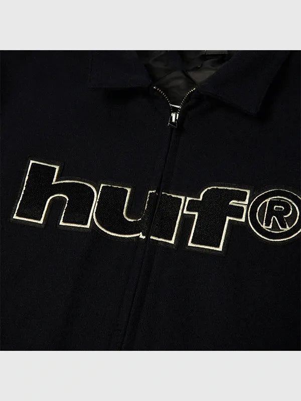 Disney x HUF Mickey Worldwide Tour Varsity Jacket Varsity Jacket unisex detail view 5 | Dash Racegear — Cozy and stylish Mickey Worldwide Tour Varsity Jacket by Disney x HUF