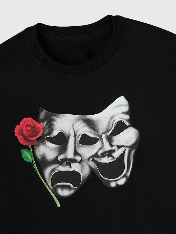 OVO Phantom Long-Sleeve T-Shirt Shirt unisex detail view 3 | Dash Racegear — OVO Phantom men’s long-sleeve T-shirt in bold monochrome look