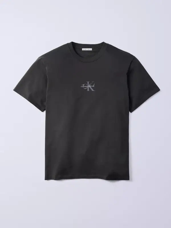 Jungkook x Calvin Klein Monogram T-shirt Shirt unisex detail view 4 | Dash Racegear — Calvin Klein 2026 short-sleeve tee with clean monogram pattern and relaxed casual styling.