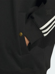 Adidas Chinese New Year SS26 Hoodie Hoodie unisex detail view 4 | Dash Racegear — Recreated Adidas LNY SS26 black unisex fleece hoodie with a smooth finish and versatile casual styling