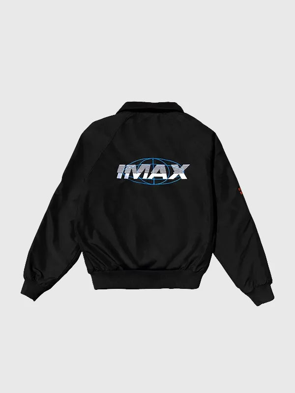 Imax Racing Jacket Jacket unisex detail view 2 | Dash Racegear — 2026 IMAX Racing black jacket for men and women, sleek motorsport style, lightweight comfort for daily streetwear.