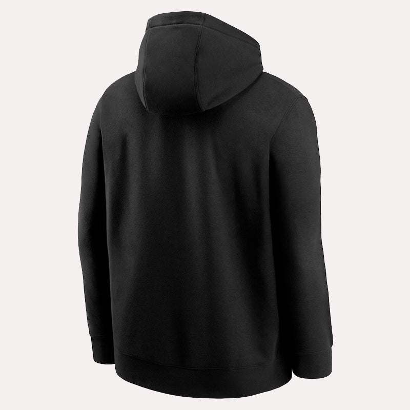Dodgers Nike Black Lights Out Club Hoodie Hoodie unisex detail view 3 | Dash Racegear — Black Club Hoodie by Nike – Dodgers Lights Out Look