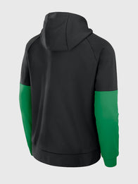 Oregon Ducks Fitness Performance Hoodie Hoodie unisex detail view 3 | Dash Racegear — Nike Oregon Ducks Fitness Performance Hoodie in black, moisture-wicking fabric ideal for training or streetwear.