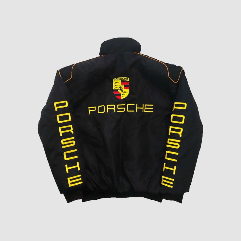Vintage Porsche Jacket Jacket unisex detail view 2 | Dash Racegear — Retro Porsche Jacket – Timeless Motorsport Style