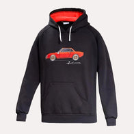 Sparco Hoodie Hoodie unisex front product view | Dash Racegear — Sparco Fleece Hoodie – Stay Warm in Racing-Inspired Comfort